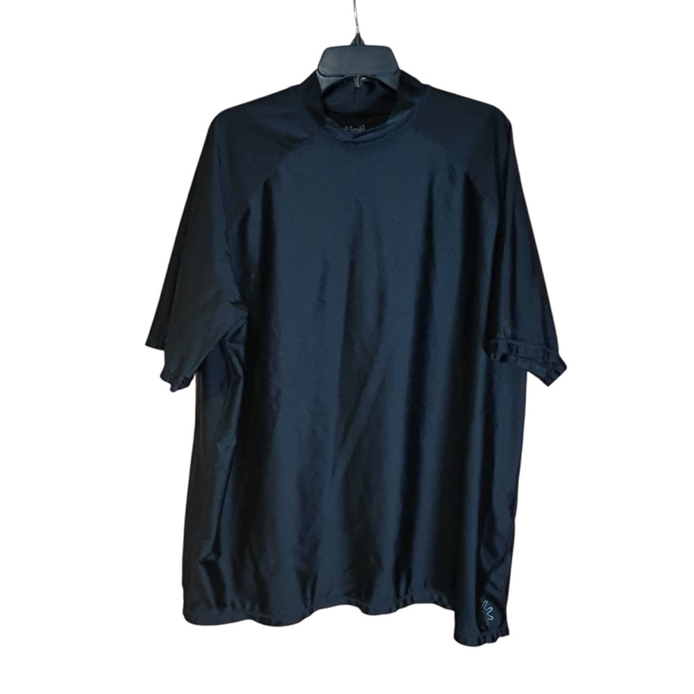 UV Skinz Men’s Black Sun Swim Shirt Sunwear Rash Guard Swim Top‎ 2XL UPF 50